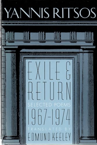 Stock image for Exile and Return: Selected Poems, 1967-74 for sale by Yes Books