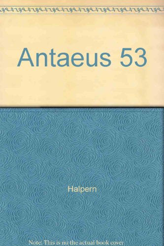 Antaeus 53 (9780880010665) by Daniel Halpern