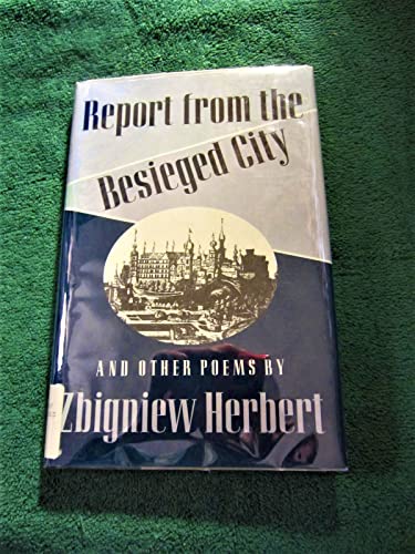 Beispielbild fr Report from the Besieged City (English and Polish Edition) zum Verkauf von Book Alley