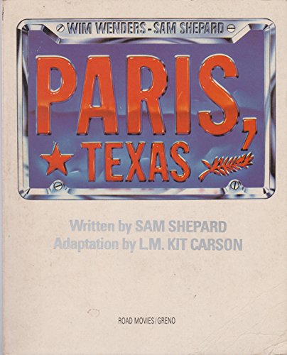 9780880010771: Wenders Paris ∗texas∗ (paper Only)