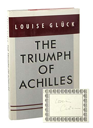 9780880010818: Gluck the Triumph of Achilles (Cloth)