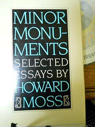 Beispielbild fr Minor Monuments : Selected Essays zum Verkauf von Better World Books