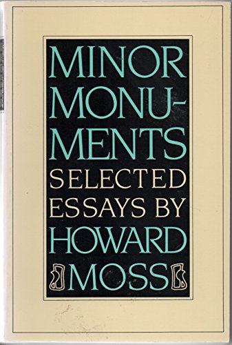 Imagen de archivo de Minor Monuments: Selected Essays a la venta por ThriftBooks-Atlanta