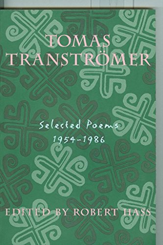 9780880011136: Transtromer: Tomas Transtromer: Selected Poems (pr Only)