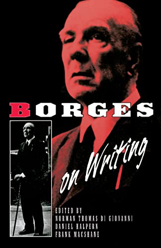 Beispielbild für Borges on Writing zum Verkauf von Better World Books