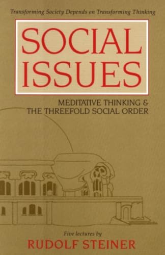 Beispielbild fr Social Issues: Meditative Thinking and the Threefold Social Order zum Verkauf von Monster Bookshop