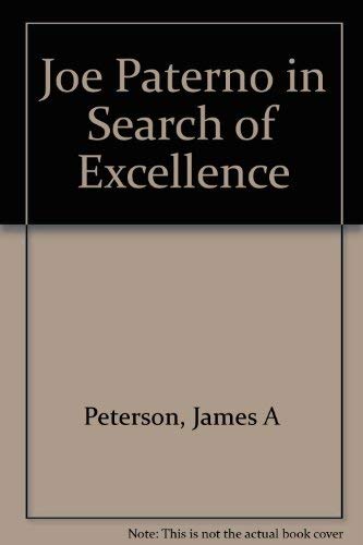 Stock image for Joe Paterno: In Search of Excellence for sale by ThriftBooks-Dallas
