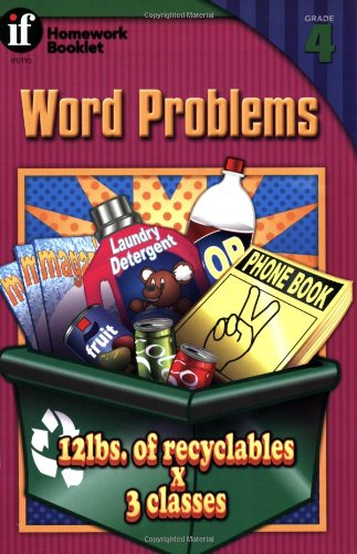 Stock image for Word Problems Homework Booklet, Grade 4 (Homework Booklets) for sale by Wonder Book