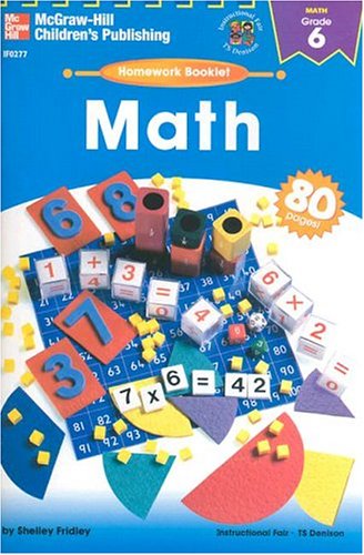 Stock image for Homework-Math Grade 6 for sale by Wonder Book