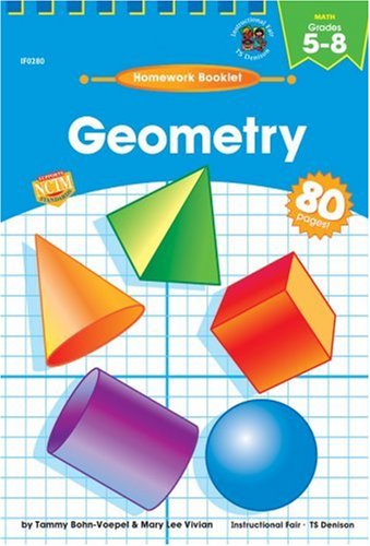 Stock image for Geometry Homework Booklet, Grades 5 - 8 (Homework Booklets) for sale by SecondSale