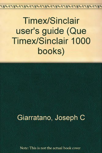 Timex/Sinclair User's Guide