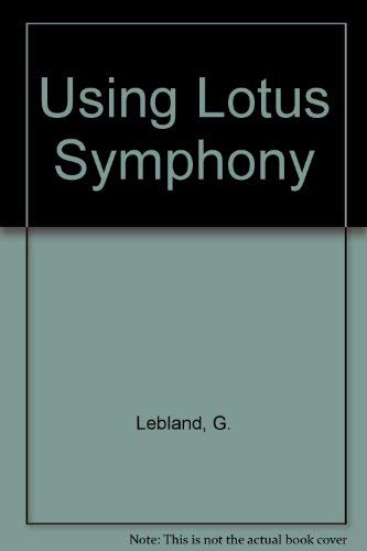 9780880221245: Using Lotus Symphony