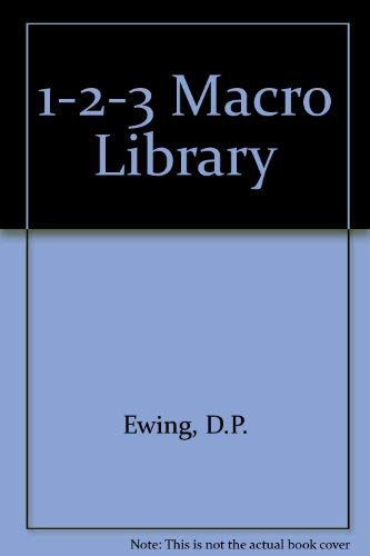 Beispielbild fr 1-2-3 Macro Library zum Verkauf von Ergodebooks