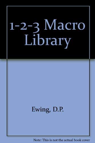 Stock image for 1-2-3 Macro Library for sale by Ergodebooks