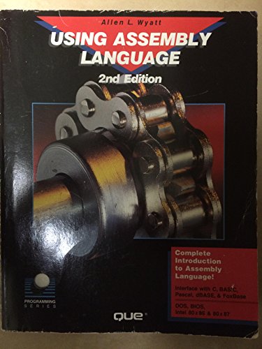 Beispielbild fr Using Assembly Language zum Verkauf von Better World Books: West