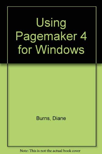 Using Pagemaker 4 For Windows.