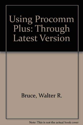 9780880227049: Using Procomm Plus
