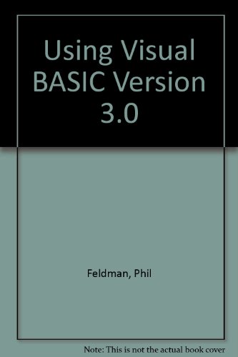 Immagine dell'editore per Using Visual BASIC Version 3.0 venduto da HPB-Red