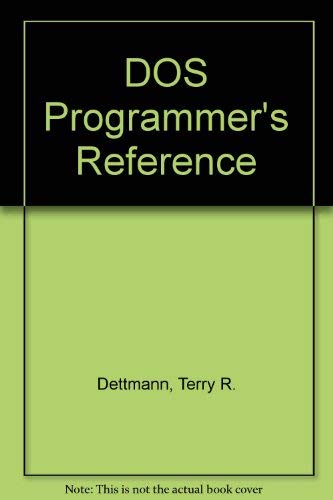 9780880227902: DOS Programmer's Reference