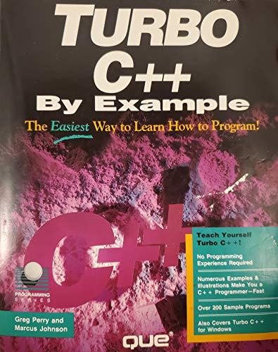 Stock image for Turbo C++ by Example for sale by Hawking Books