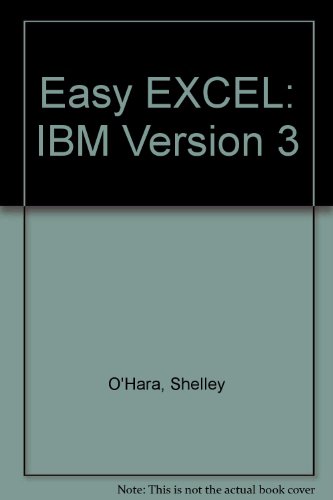 Easy Excel (9780880228206) by O'Hara, Shelley