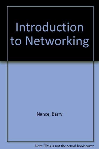 Stock image for Introduction to Networking for sale by BookHolders