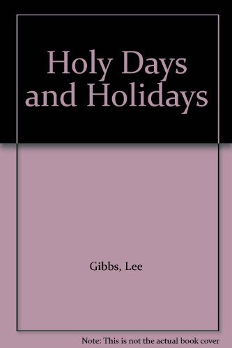9780880281584: Holy Days and Holidays
