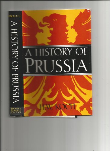 Stock image for History of Prussia for sale by Front Cover Books