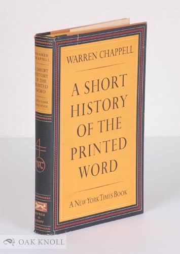 9780880293242: Short History of the Printed Word