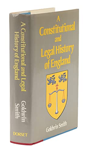 Imagen de archivo de A Constitutional and Legal History of England a la venta por Better World Books