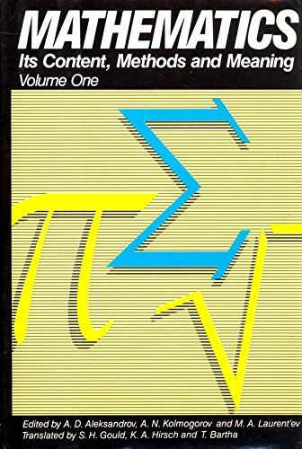 Immagine dell'editore per Mathematics Its Content, Methods, and Meaning, Vol. 1 venduto da ABC Books