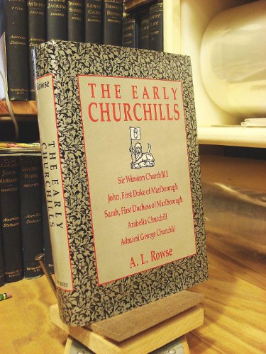 Stock image for Early Churchills (History) for sale by WorldofBooks