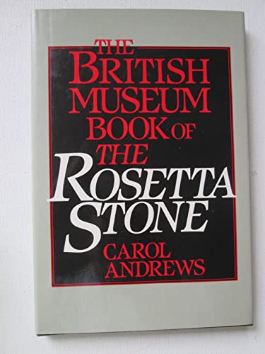 Stock image for British Museum Book of The Rosetta Stone for sale by Hippo Books