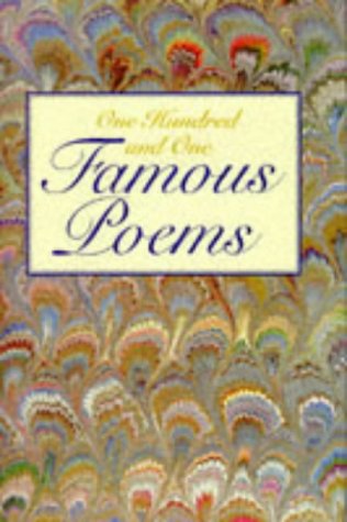 Imagen de archivo de One Hundred and One Famous Poems a la venta por Your Online Bookstore