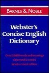 Beispielbild fr Webster's Concise English Dictionary zum Verkauf von Better World Books