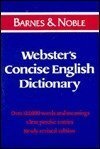 Stock image for Webster's Concise English Dictionary for sale by Better World Books
