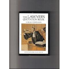 Imagen de archivo de Lawyers Quotation Book a Legal Companion a la venta por SecondSale