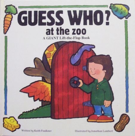 Stock image for guess who? at the zoo [ a giant lift-the-flap book] for sale by HPB Inc.