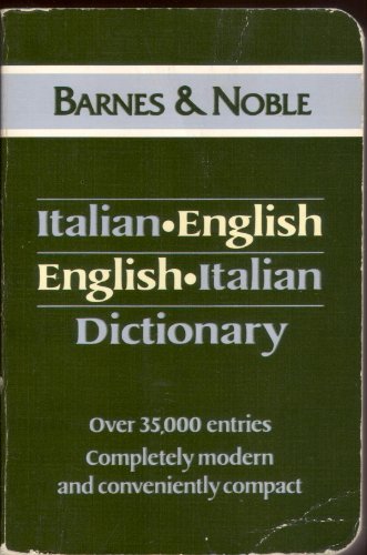 9780880299374: English-Italiano, Italian-Inglese Dictionary (Language - Italian)