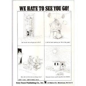 We Hate to See You go (9780880321945) by Herbert I. Kavet