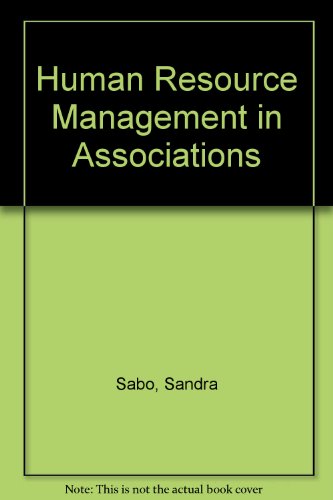 Stock image for Human Resource Management in Associations for sale by Wonder Book