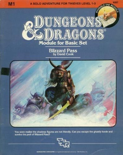 Stock image for Blizzard Pass (Basic Dungeons & Dragons (Original Edition) - Modules & Adventures - Assorted) for sale by Noble Knight Games