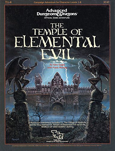 Stock image for Temple of Elemental Evil (Advanced Dungeons & Dragons/AD&D Supermodule T1-4) for sale by HPB Inc.