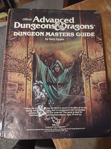 Dungeon Master Guide Advanced Dungeons & Dragons TSR 2100 2nd Edition 1989 for sale online 