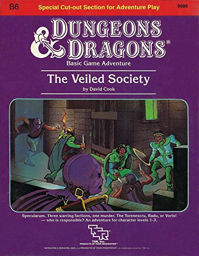 9780880380850: The Veiled Society (Dungeons & Dragons Module B6)