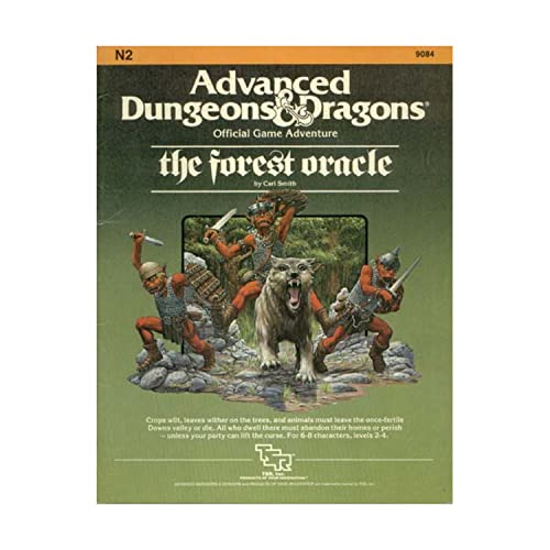 Beispielbild fr The Forest Oracle (Advanced Dungeons & Dragons Module N2) zum Verkauf von HPB Inc.