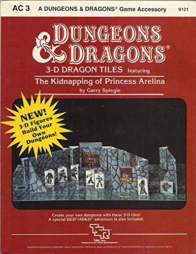 9780880381086: 3-D Dragon Tiles: The Kidnapping of Princess Arelina (Dungeons and Dragons Accessory AC3)