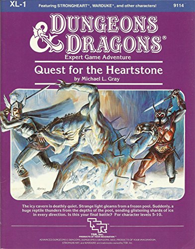 Beispielbild fr Quest for the Heartstone XL-1 Expert Level Game (Dungeons and Dragons) zum Verkauf von Books of the Smoky Mountains