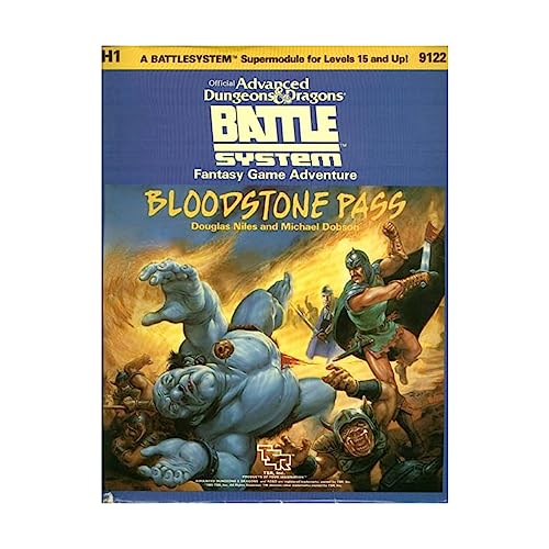 Beispielbild fr Bloodstone Pass (Advanced Dungeons & Dragons (1st Edition) - Core Books, Box Sets & Miscellaneous) zum Verkauf von Noble Knight Games