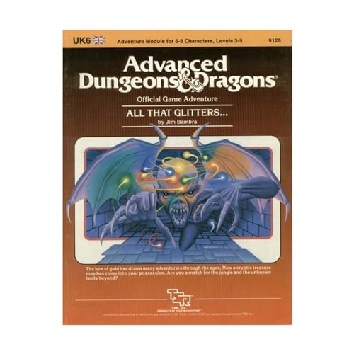 Beispielbild fr All That Glitters (Advanced Dungeons & Dragons Module UK6) zum Verkauf von Books Unplugged
